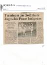 Terminam em Goiânia os Jogos dos Povos Indígenas 21/10/1996