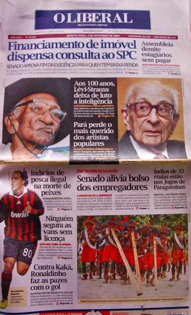 Índios de 33 etnias estão nos Jogos de Paragominas - 04/11/2009