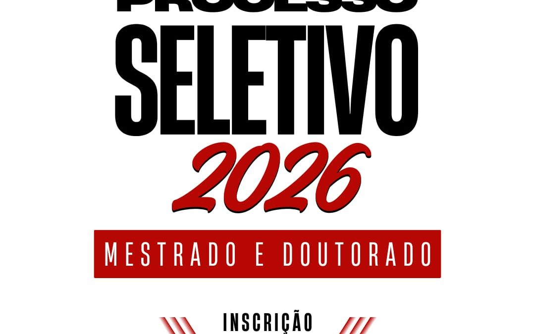 Inscrições Abertas para o Processo Seletivo 2026 do Programa de Pós-Graduação em Divulgação Científica e Cultural (PPG-DCC) da Unicamp.